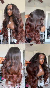 Obis Burgundy Ombré (5 bundles)