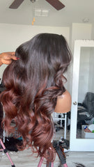 Obis Burgundy Ombré (5 bundles)