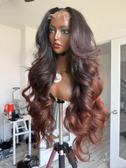 Obis Burgundy Ombré (5 bundles)