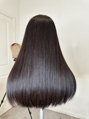 Silky Straight (16” blunt cut)